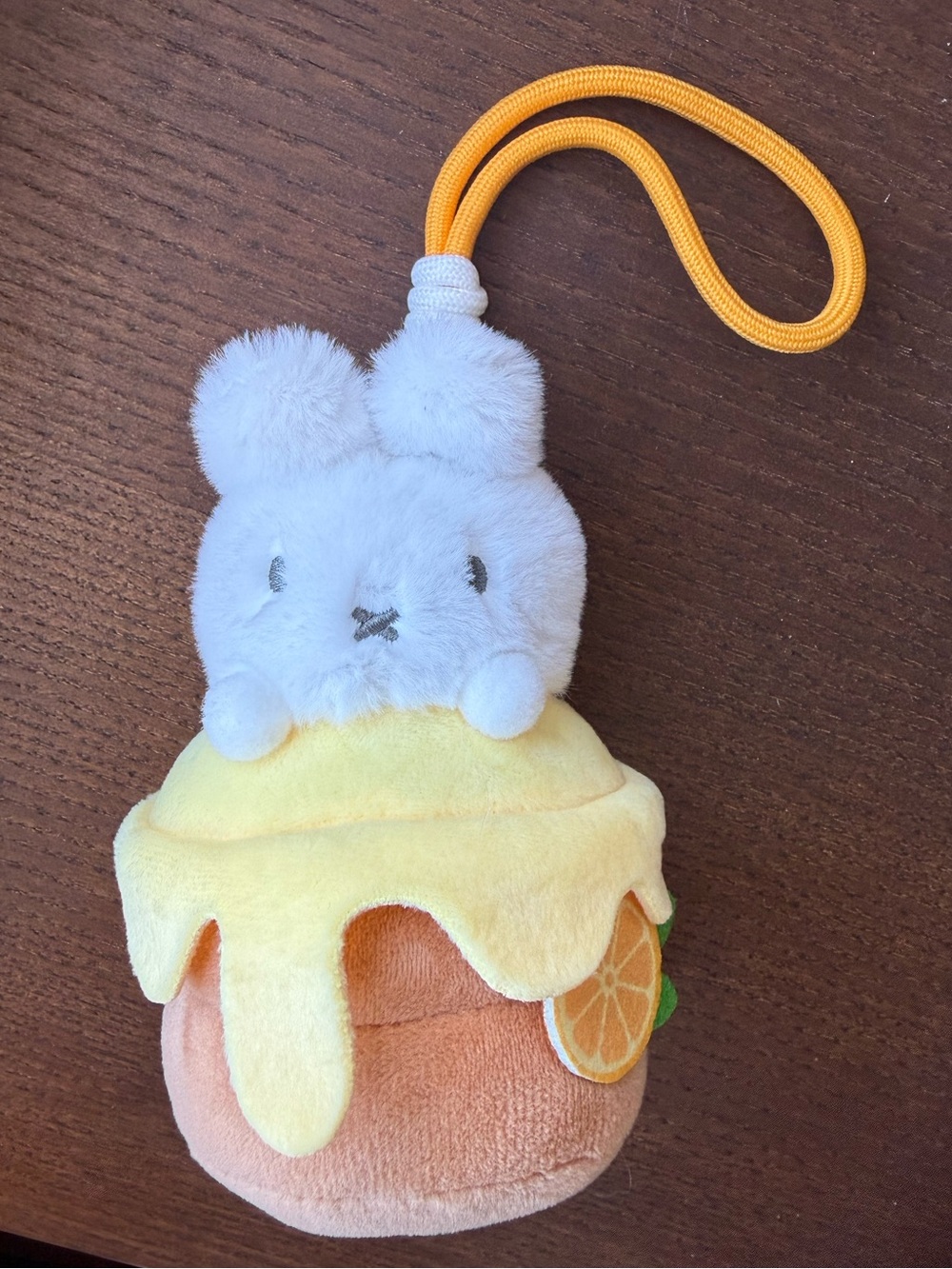 Miffy Food Workshop Series Plush Pendant Box - Sweet Orange Soufflé NEW